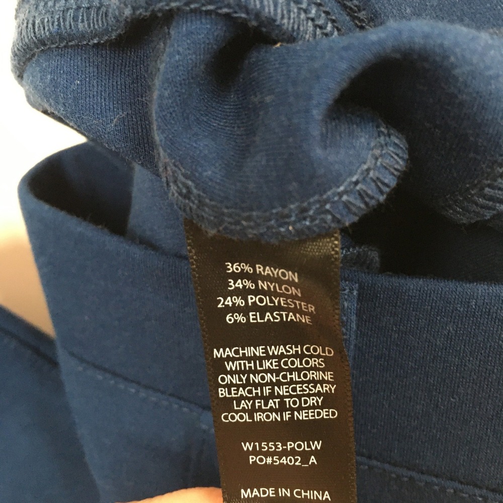 Betabrand Bootcut Stretch Dress Pant Yoga Pants Women's XS Blue Workleisure - Picture 10 of 10